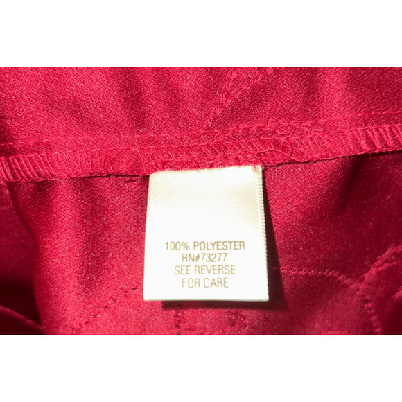 Croft & Barrow Button-Up | Red Embroidered | Size L | Vintage - Picture 6 of 6